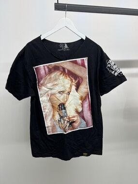 Black Graphic Short Sleeve Tee